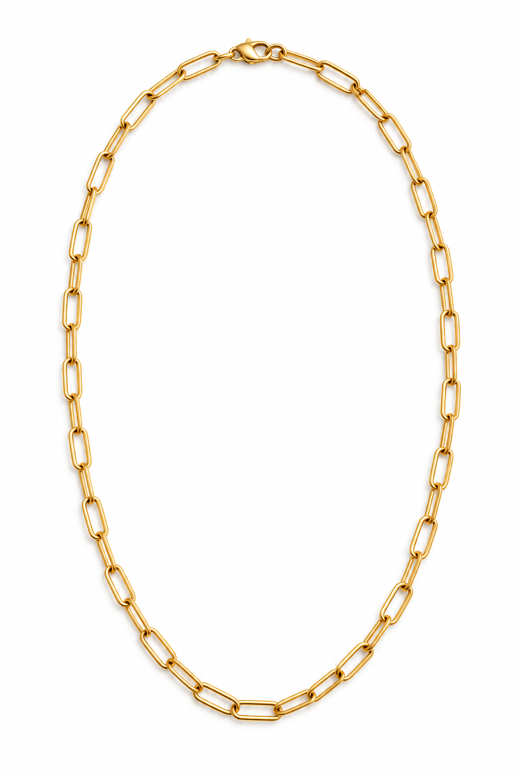 Stainless Steel D-Chain Necklace