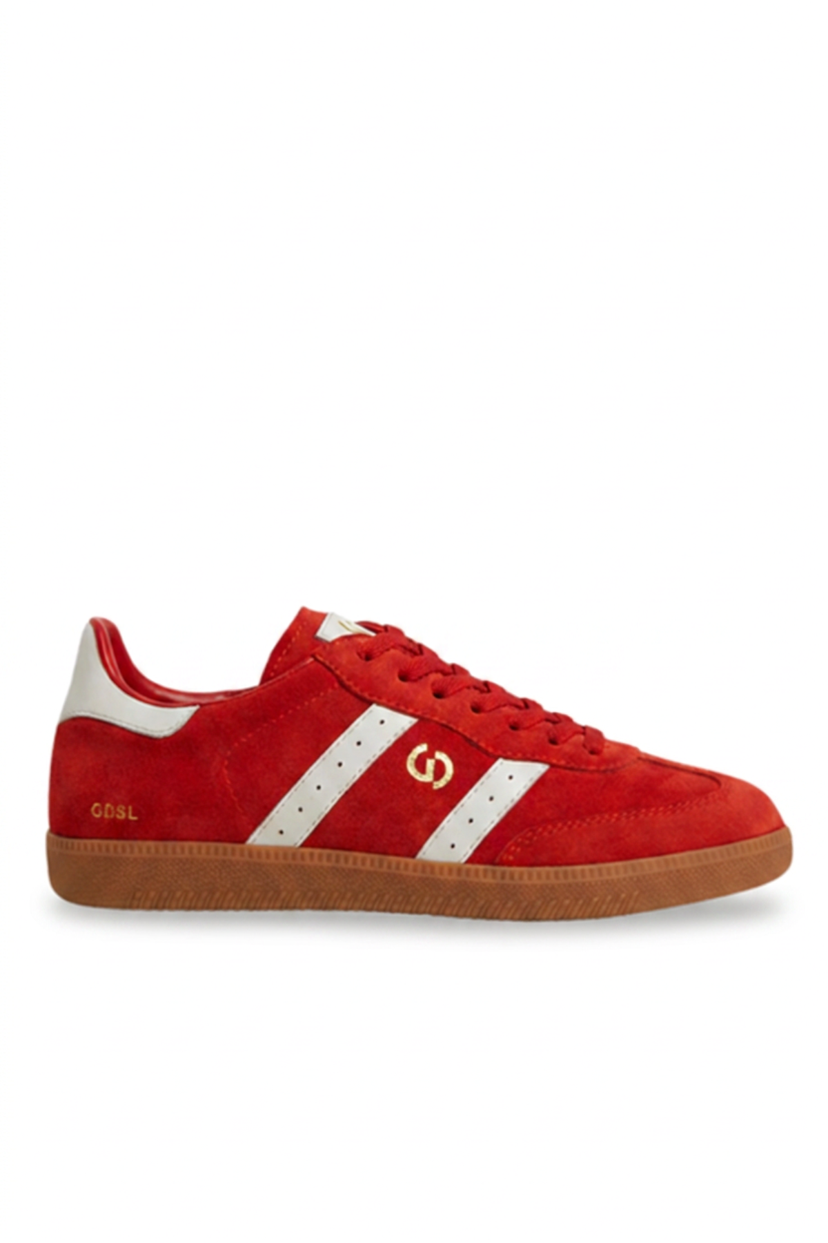 Parallel Auroa Red Suede Sneaker