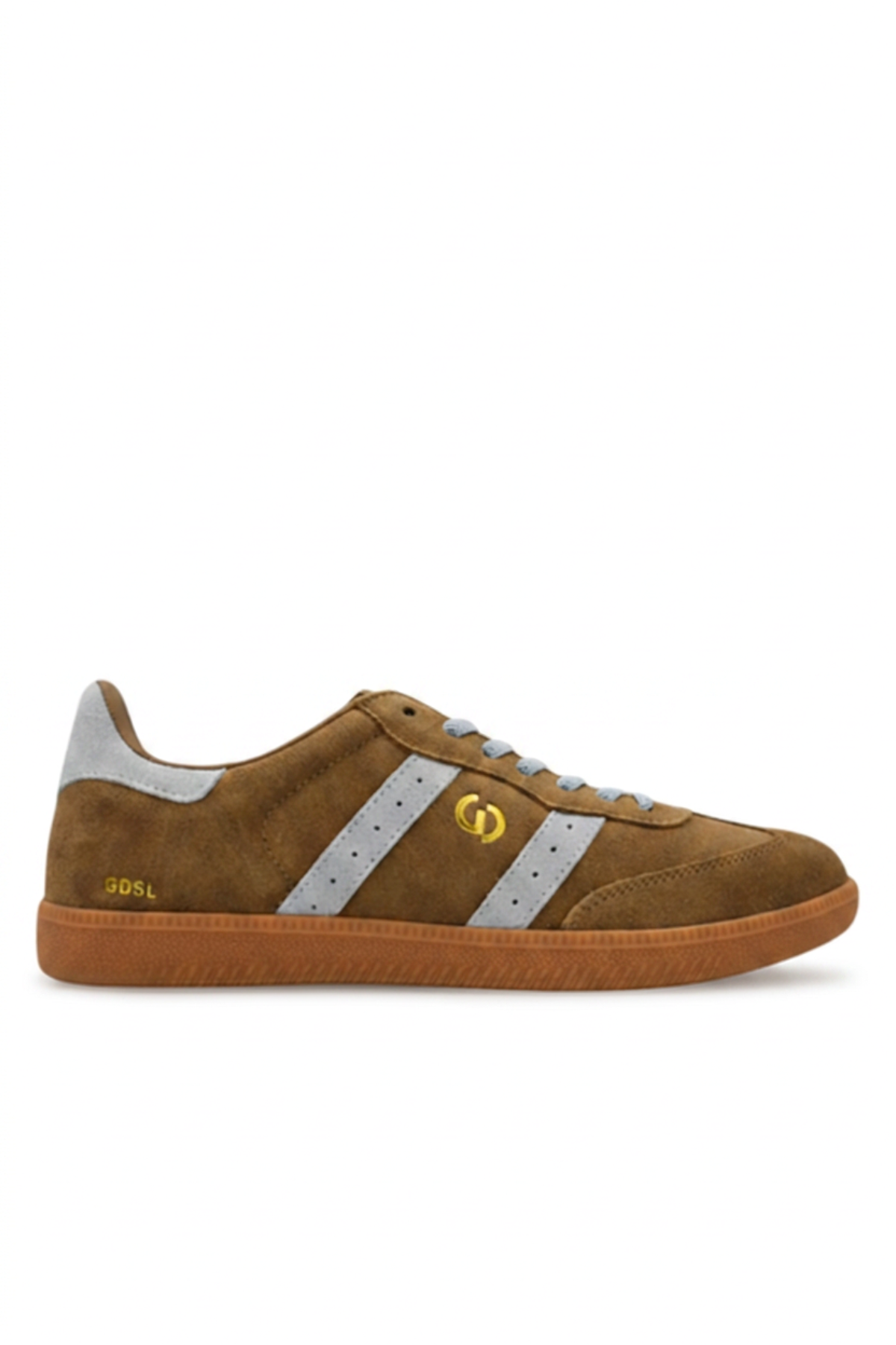 Parallel Sneaker Smoke Brown Blue Suede