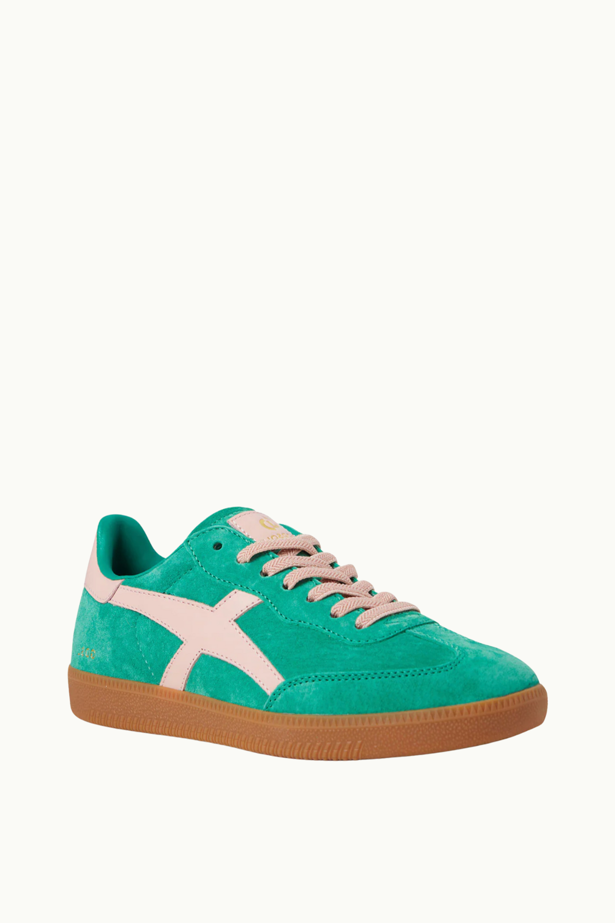 Crossroads Pine/Pink Suede Sneaker