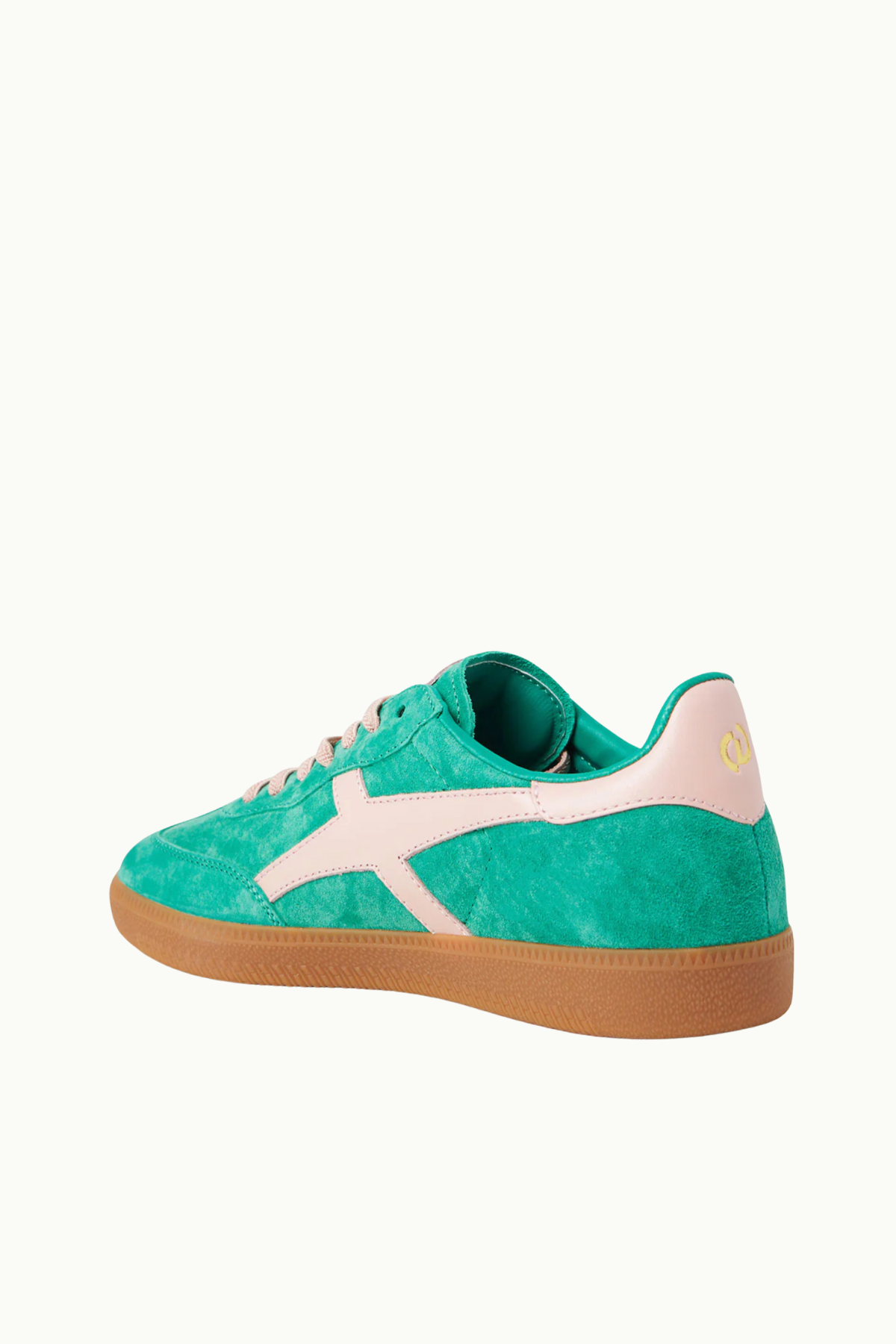 Crossroads Pine/Pink Suede Sneaker