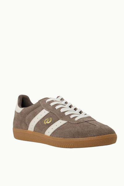 Parallel Walnut/Ivory Leather Sneaker