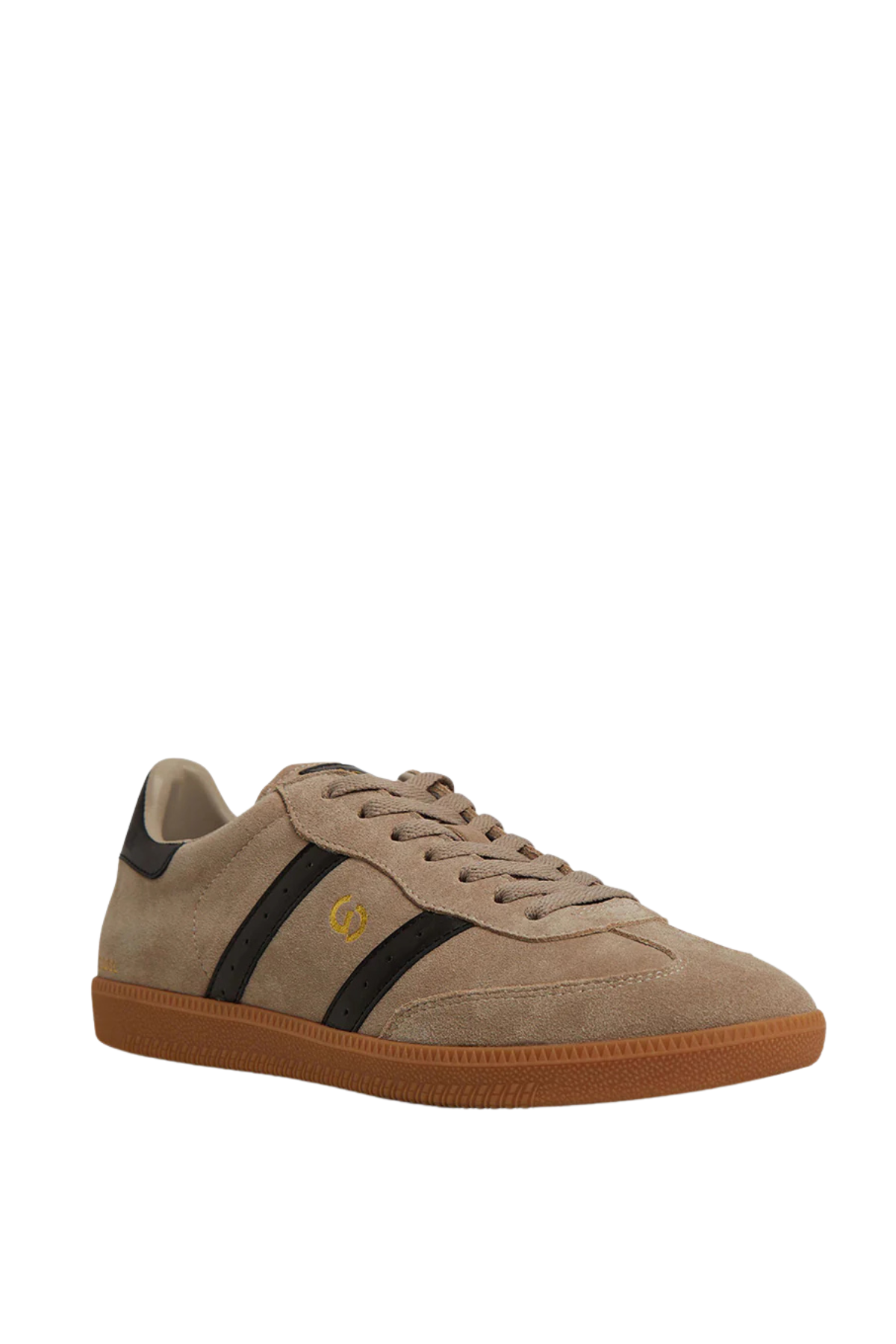 Parallel Mens Mushroom/Black Suede Sneaker