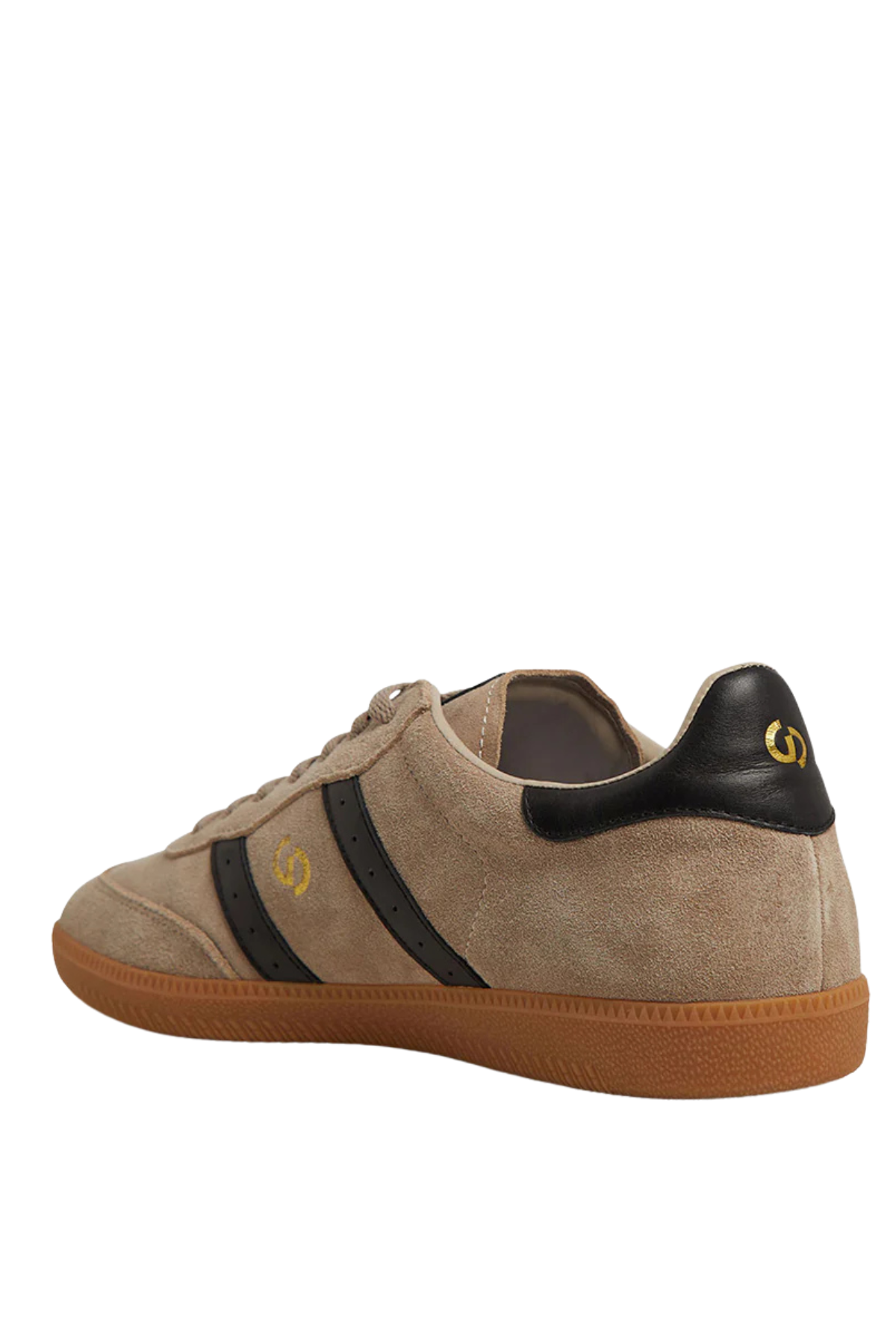 Parallel Mens Mushroom/Black Suede Sneaker