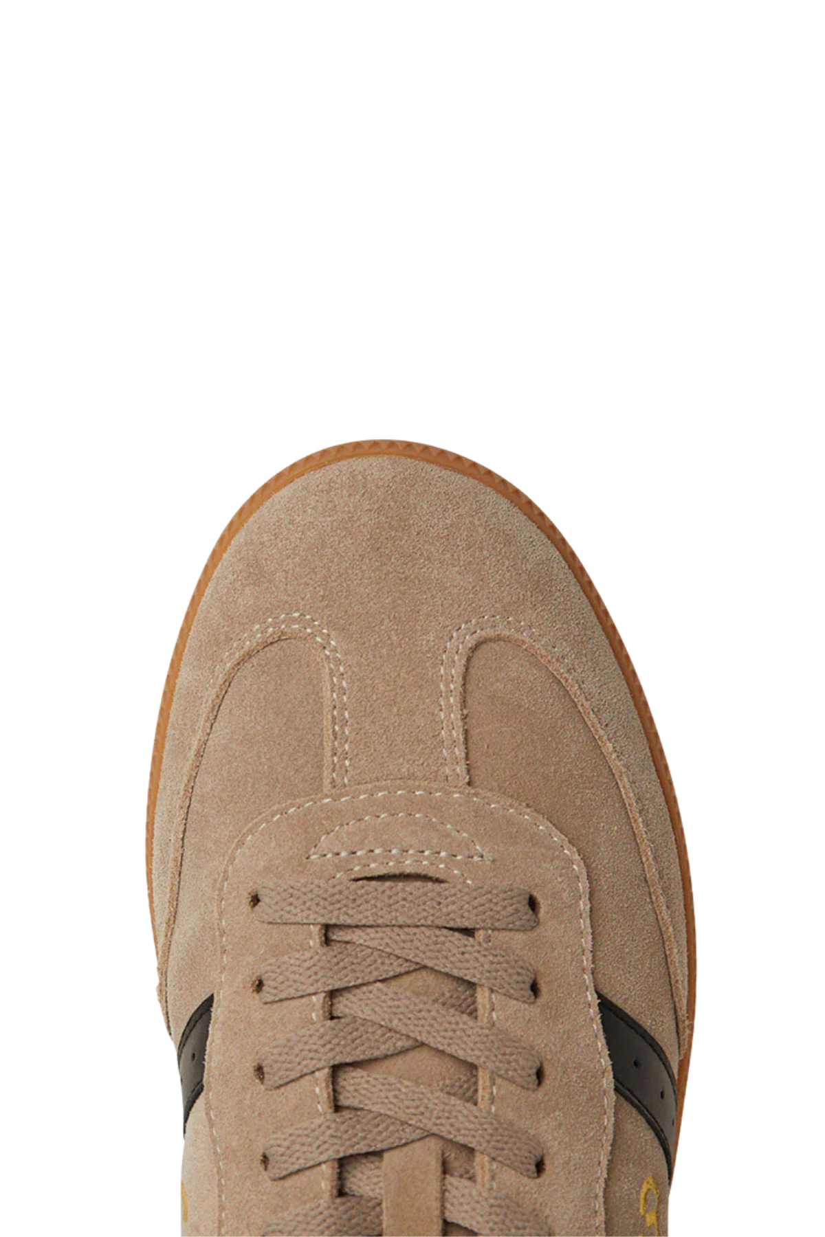 Parallel Mens Mushroom/Black Suede Sneaker