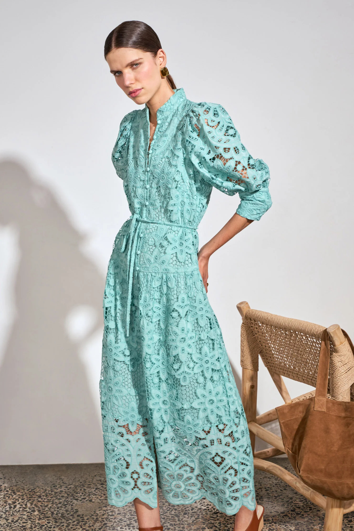 Gravitate Maxi Dress Pistachio