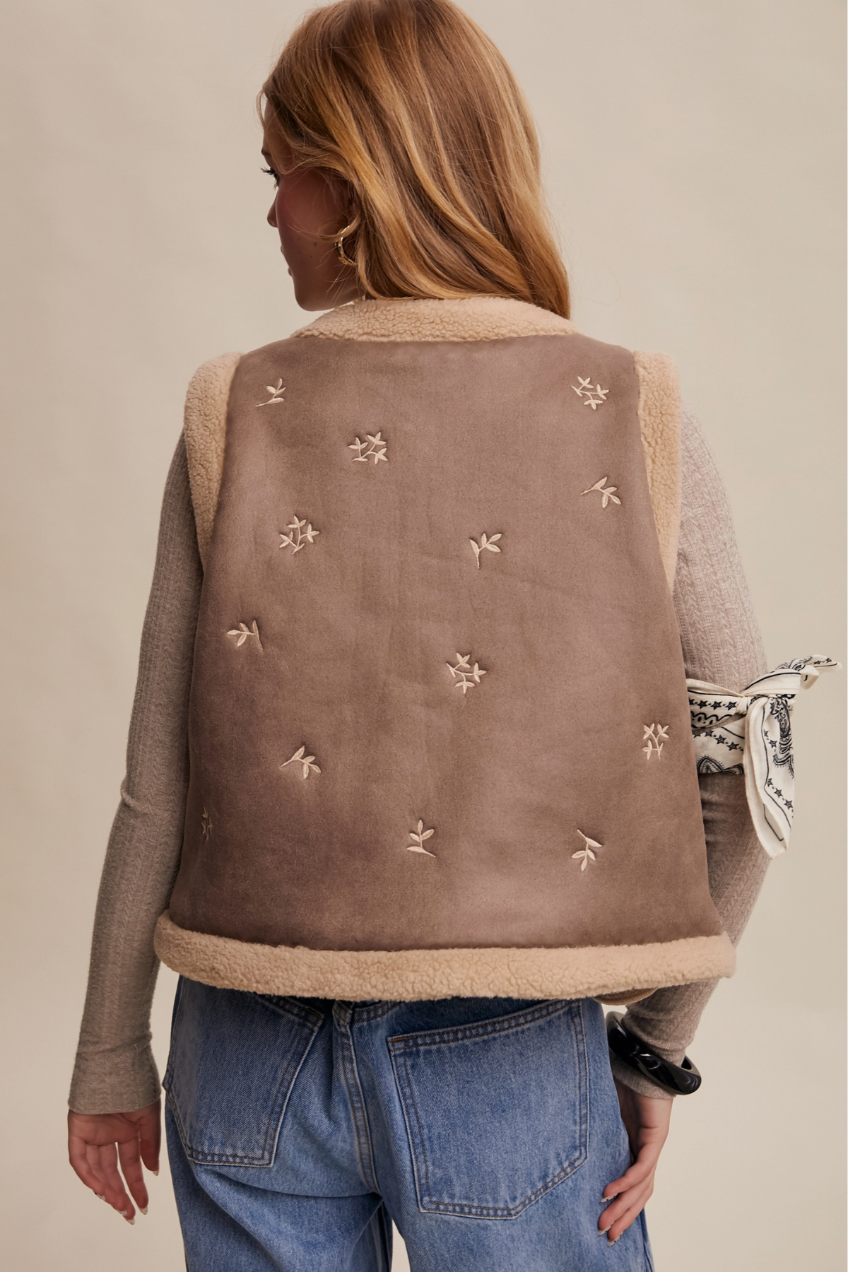 Heidi Sherpa Vest Earth