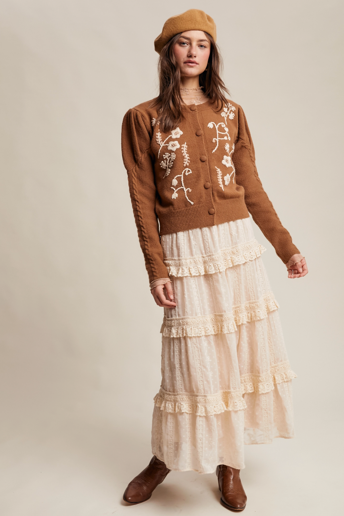 Heirloom Embroidered Cardigan