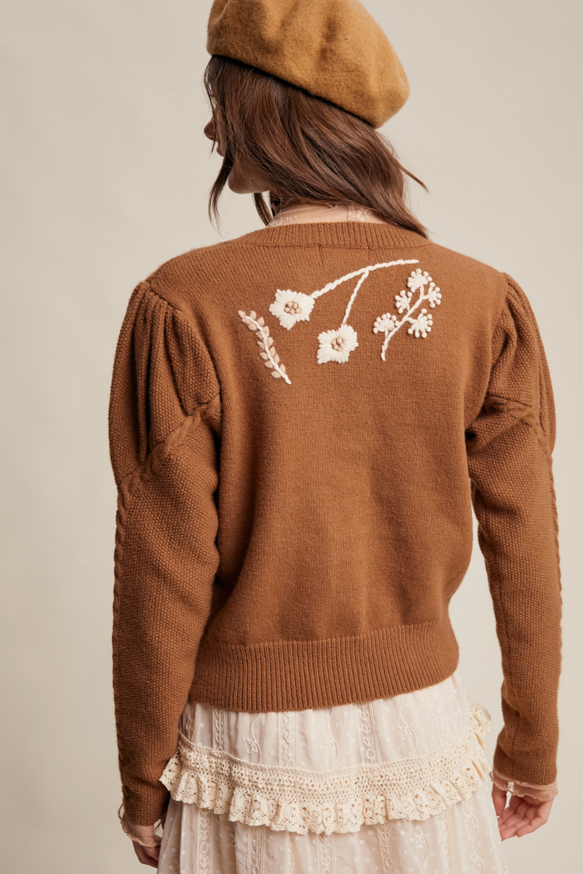 Heirloom Embroidered Cardigan