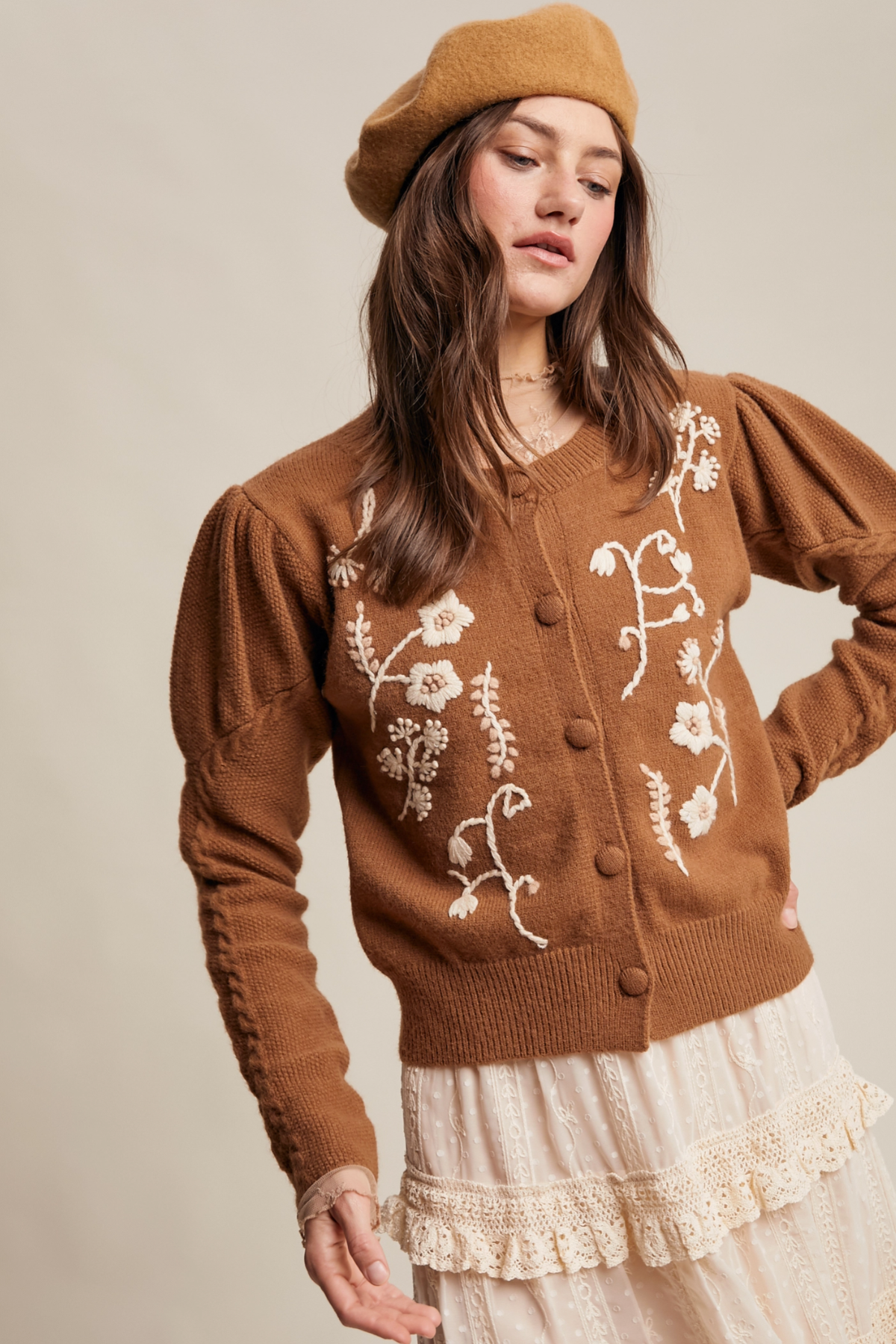 Heirloom Embroidered Cardigan