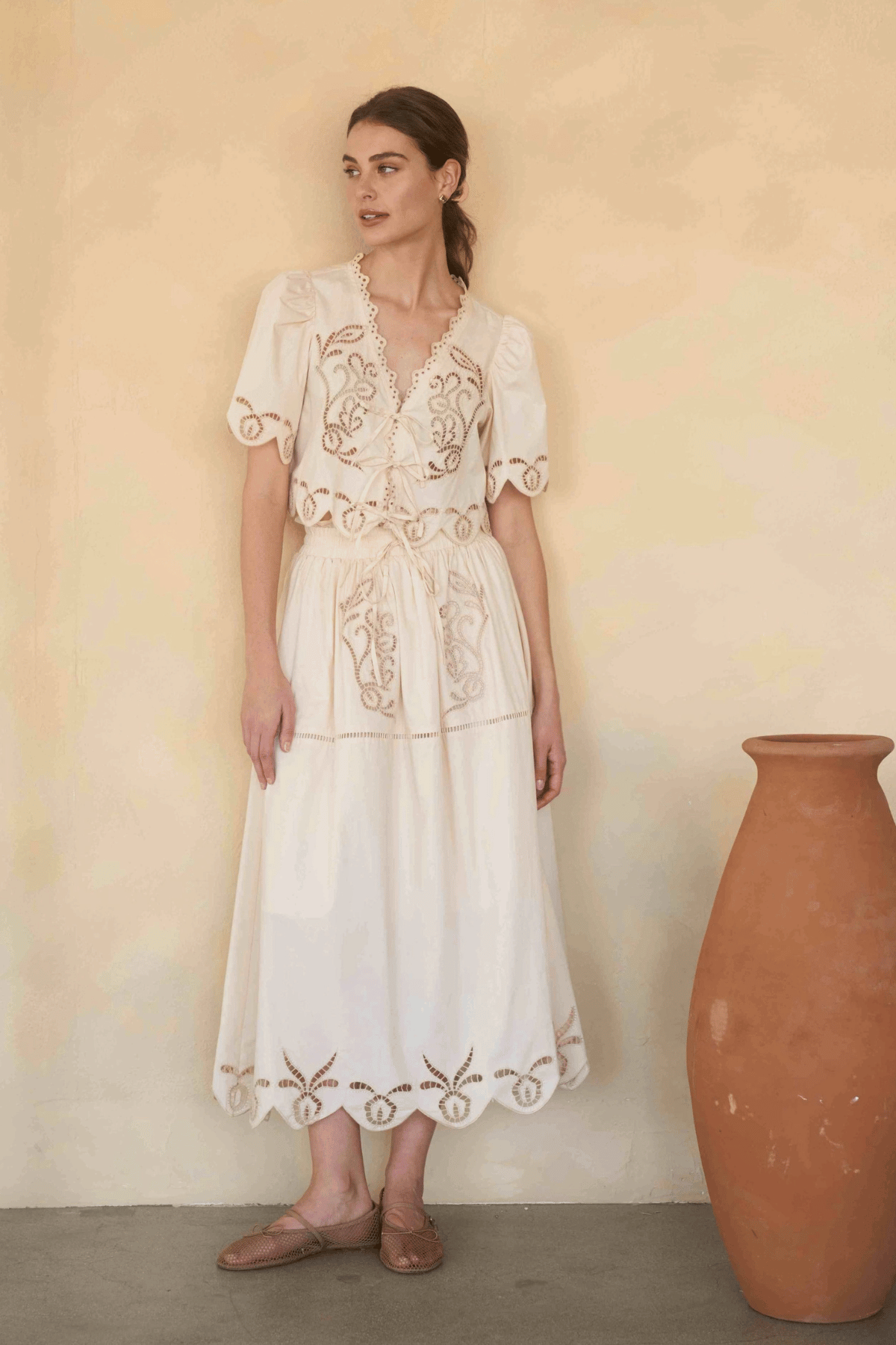 Honeysuckle Cutwork Skirt