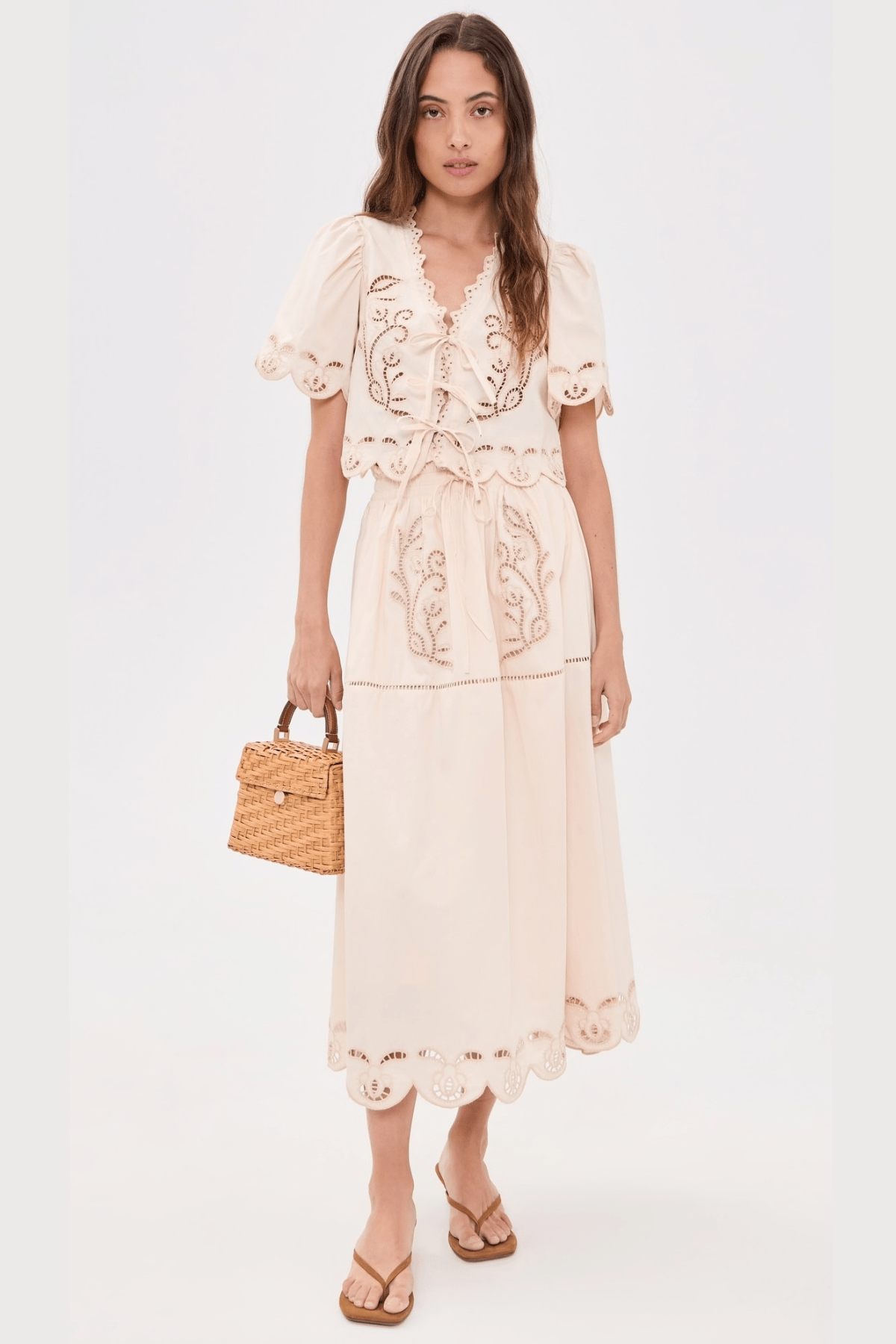 Honeysuckle Cutwork Skirt