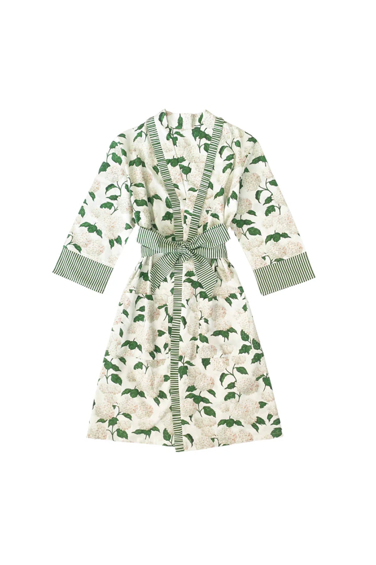 Hydrangea Cotton Robe