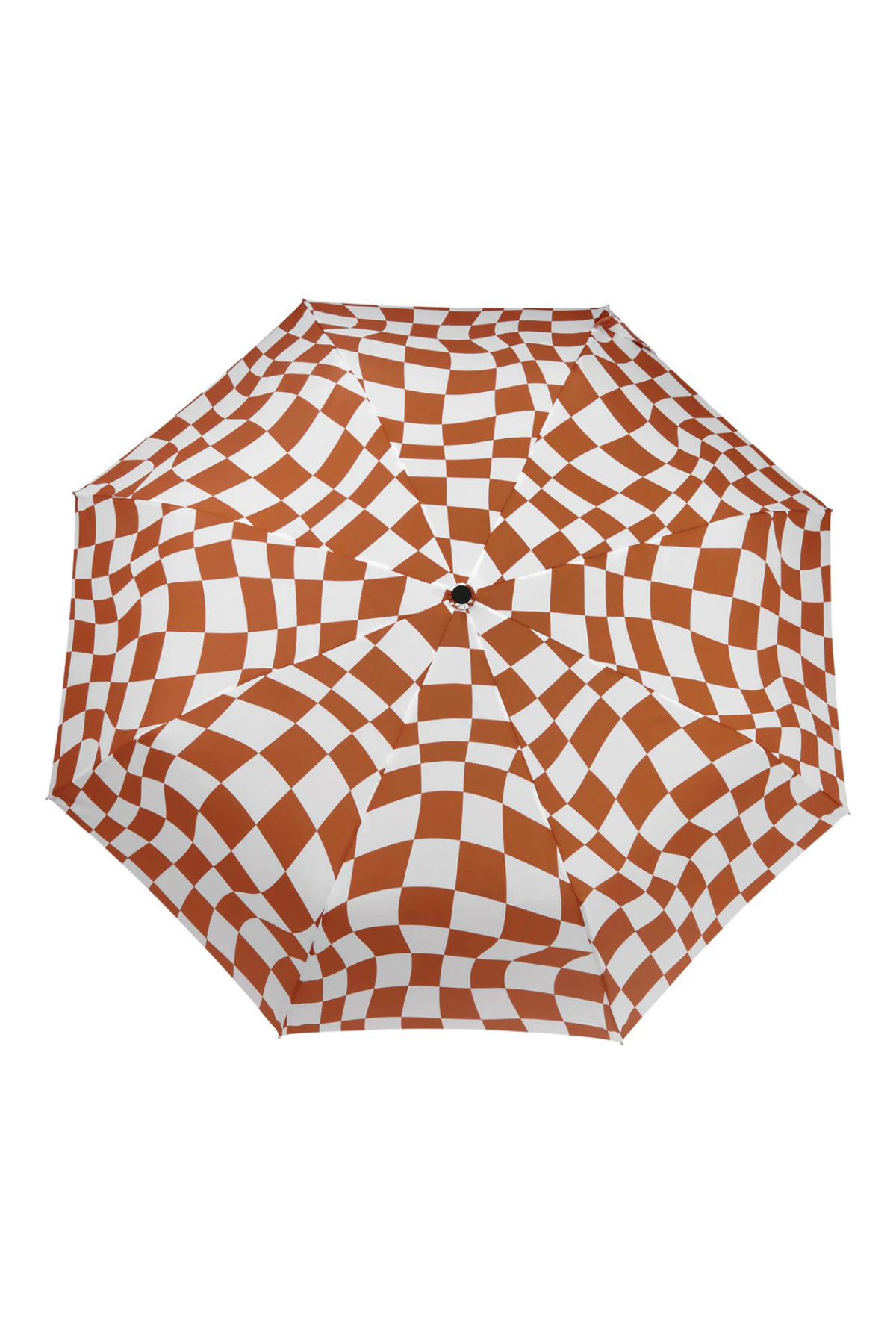 Duckhead Umbrella Compact Peanut Butter Checks