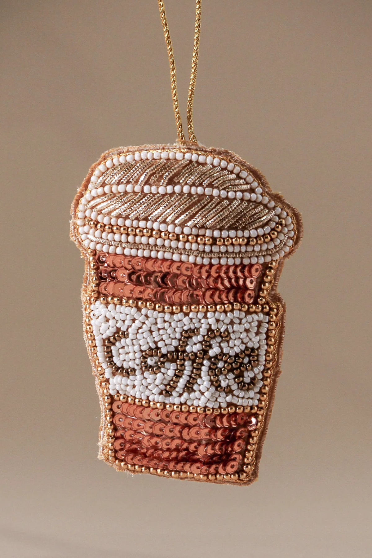 Coffee Beaded Decoration