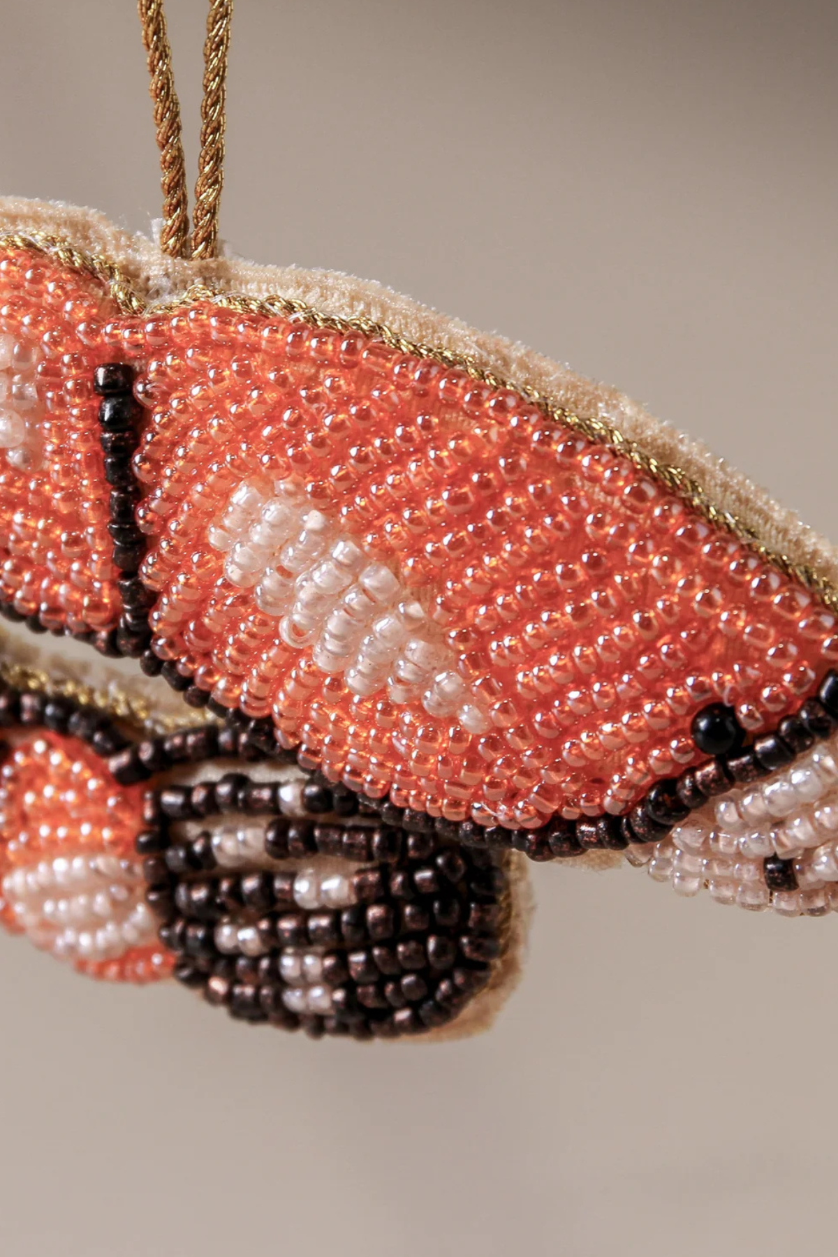Prawn Beaded Decoration