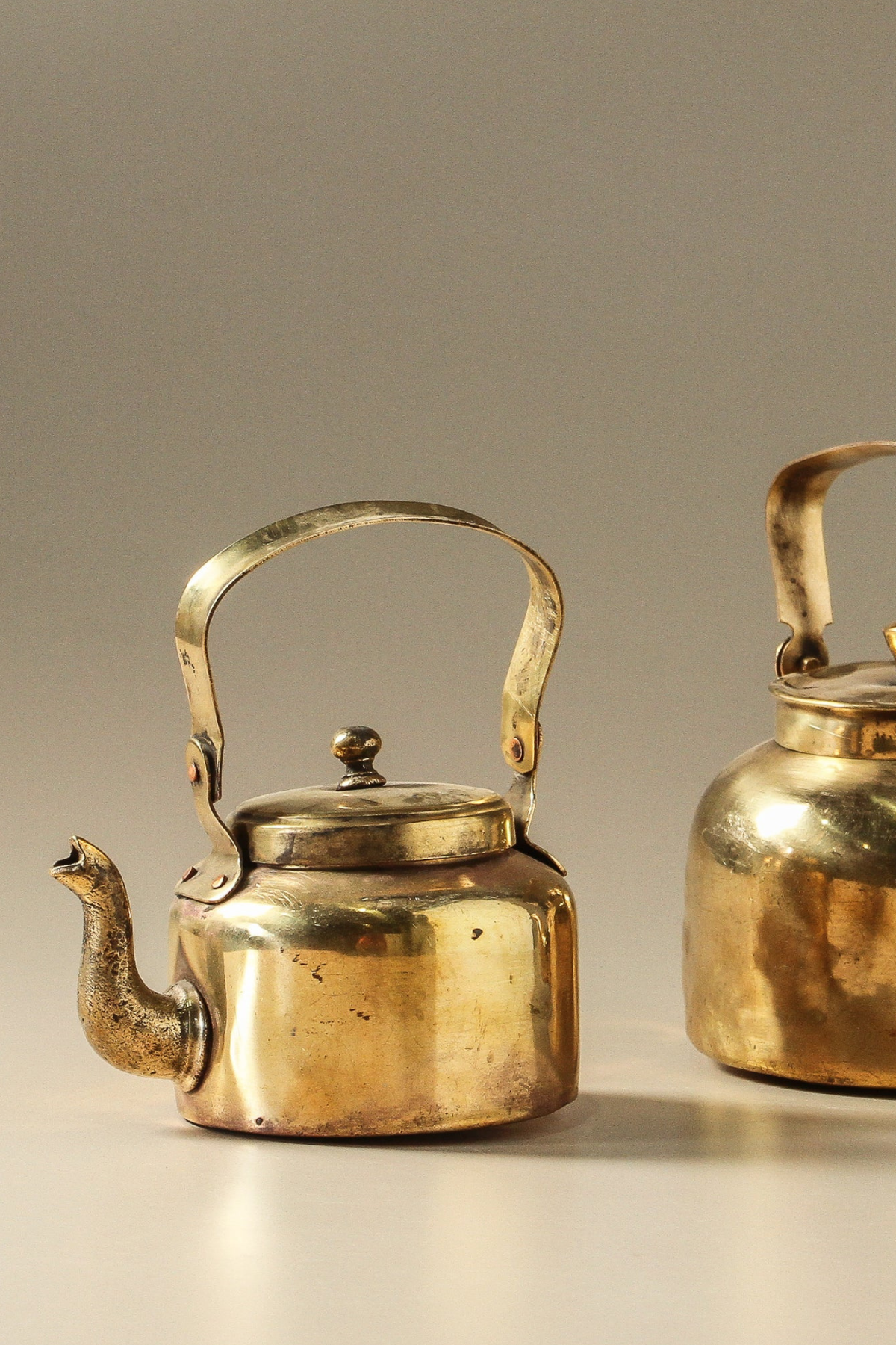 Vintage Indian Brass Kettle