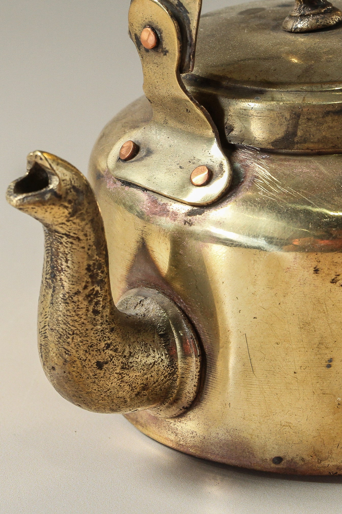 Vintage Indian Brass Kettle