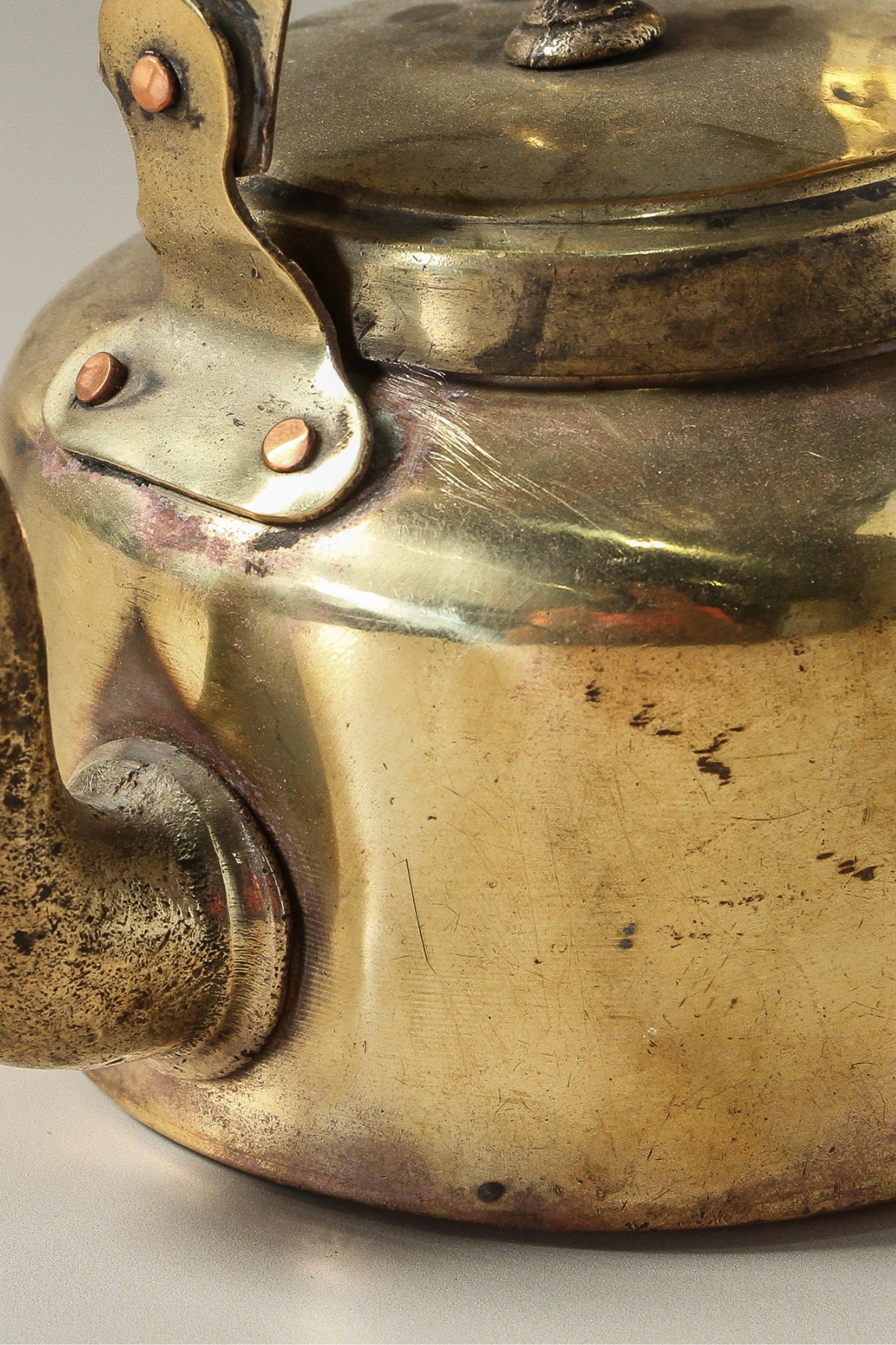 Vintage Indian Brass Kettle