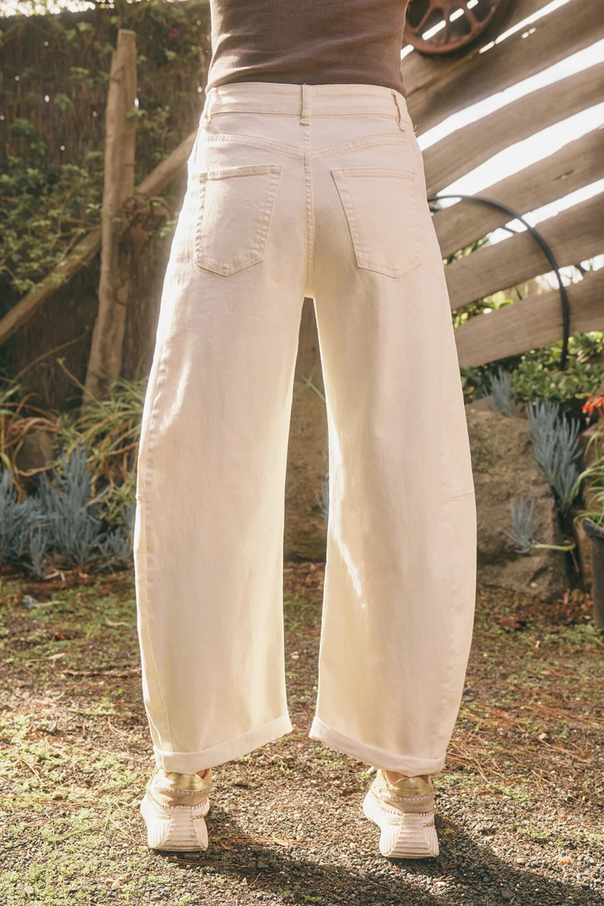 Idaho Barrel Jean Ecru