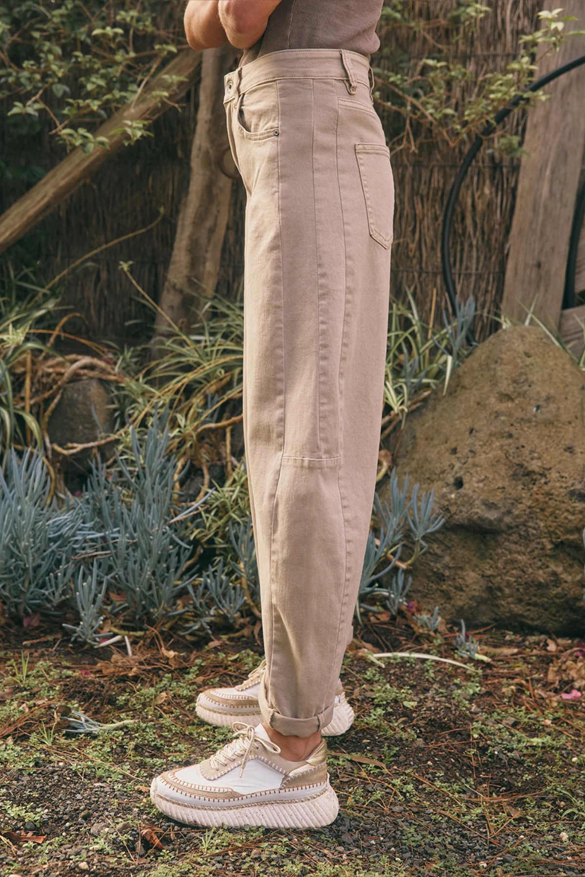 Idaho Barrel Jean Taupe