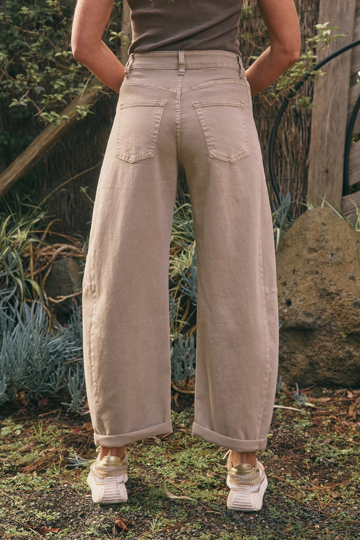 Idaho Barrel Jean Taupe