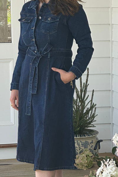 Italian Star Adele Denim Dress