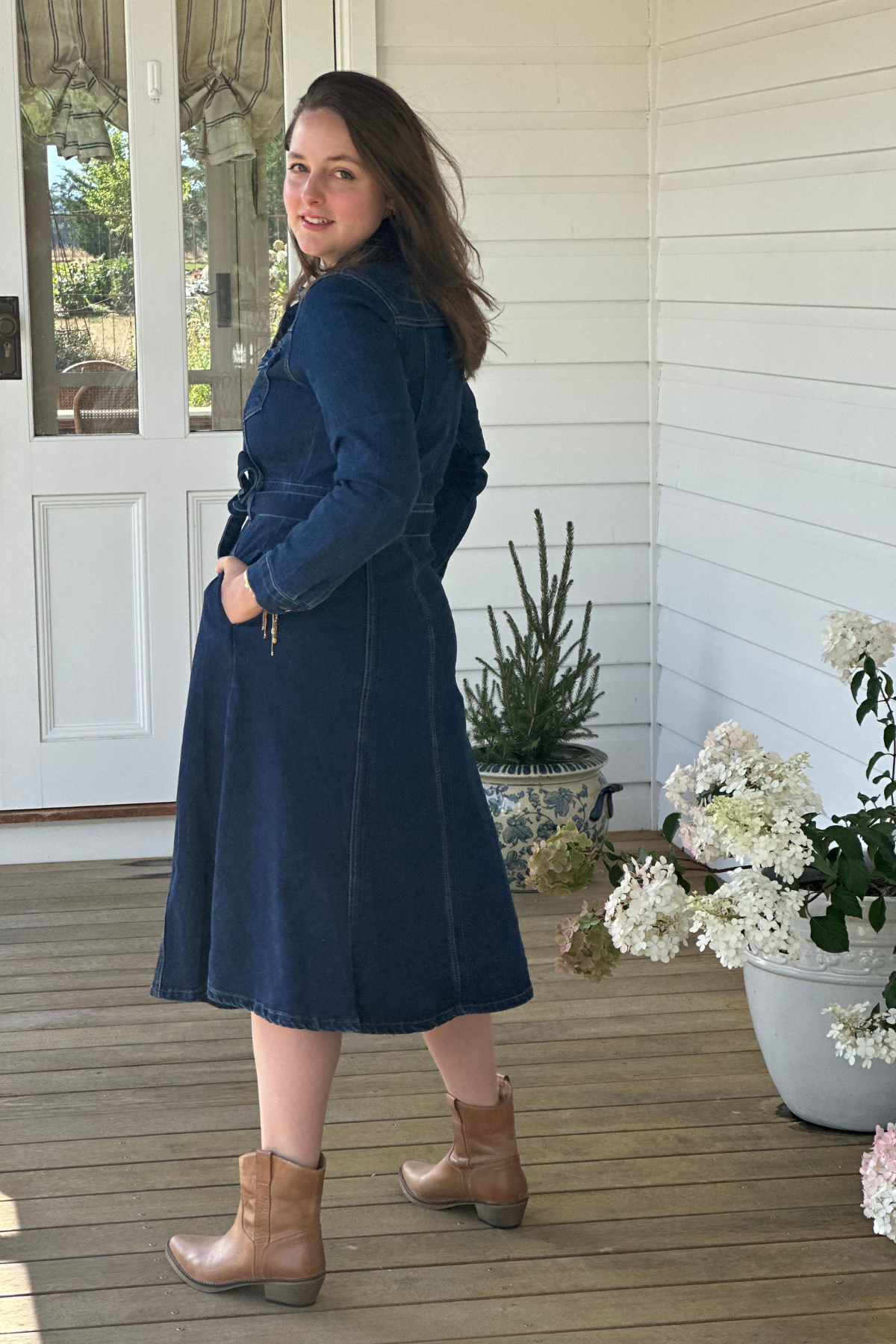 Italian Star Adele Denim Dress