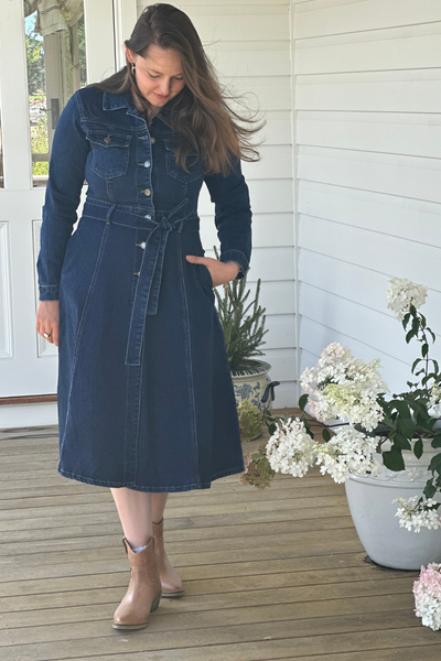 Italian Star Adele Denim Dress