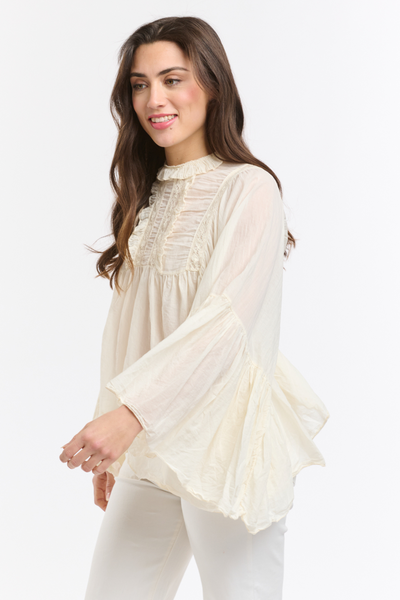 Angel Cropped Blouse Panna