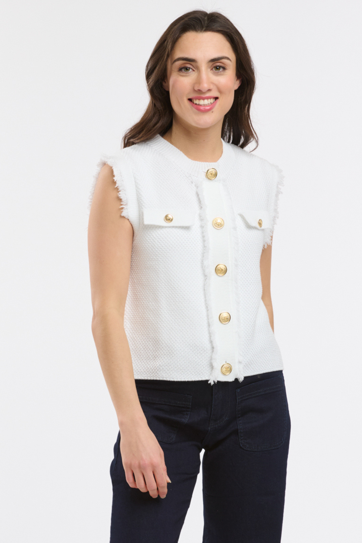 Coco Vest White
