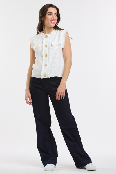 Coco Vest White
