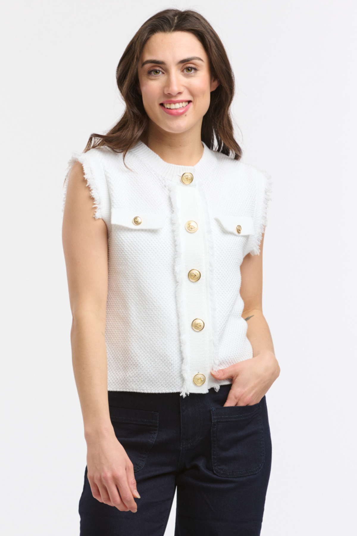 Coco Vest White