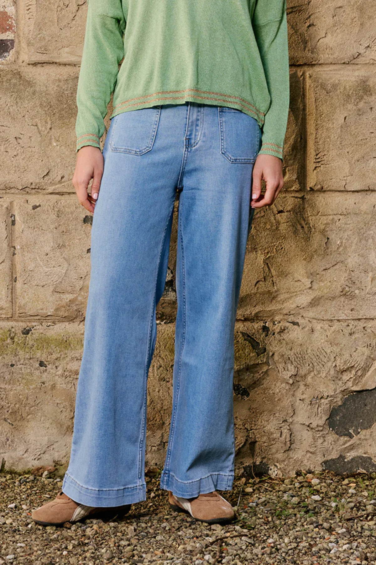 Eddie 7/8th Jean Light Wash