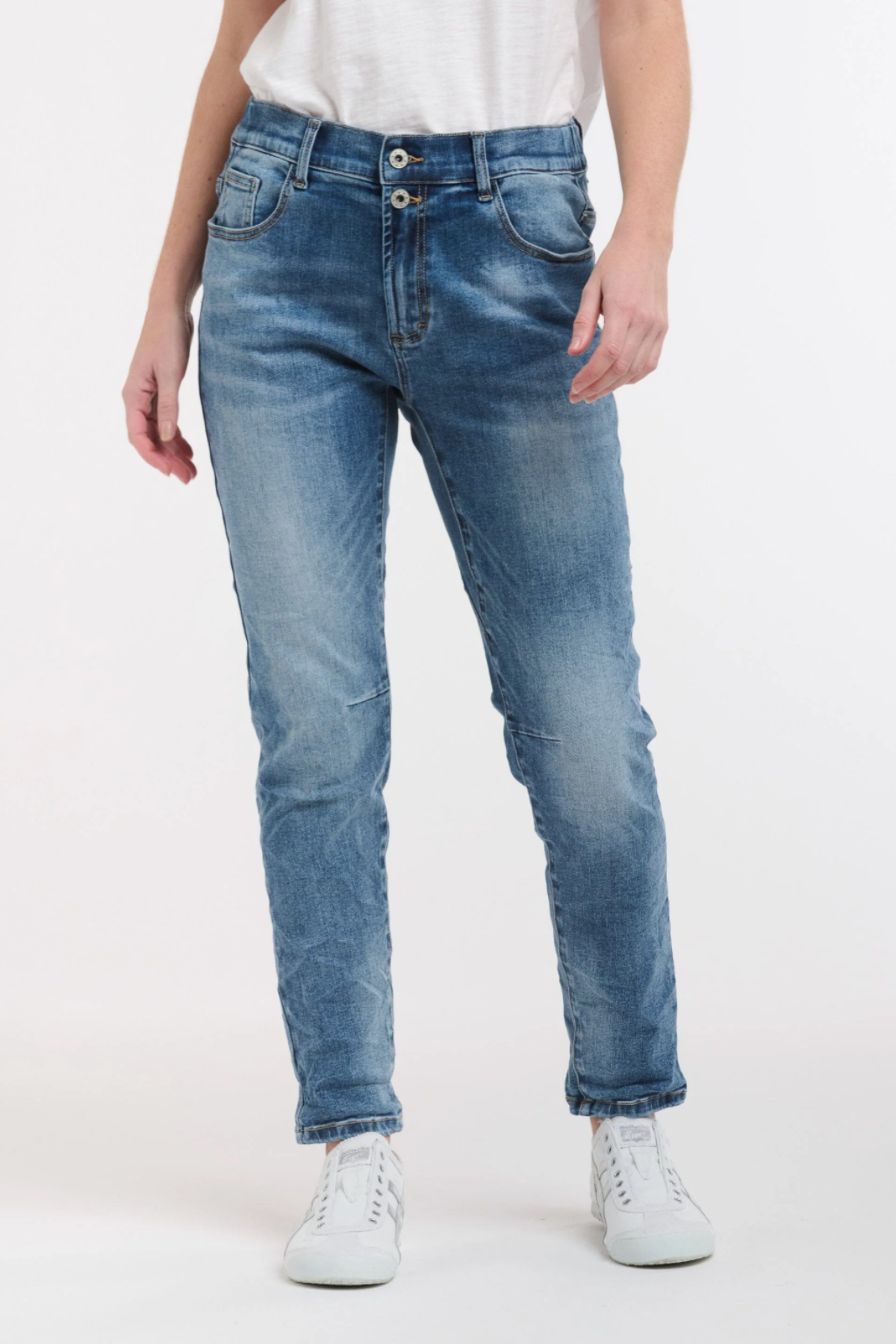 Italian Star Emma Stretch Jeans Light Wash