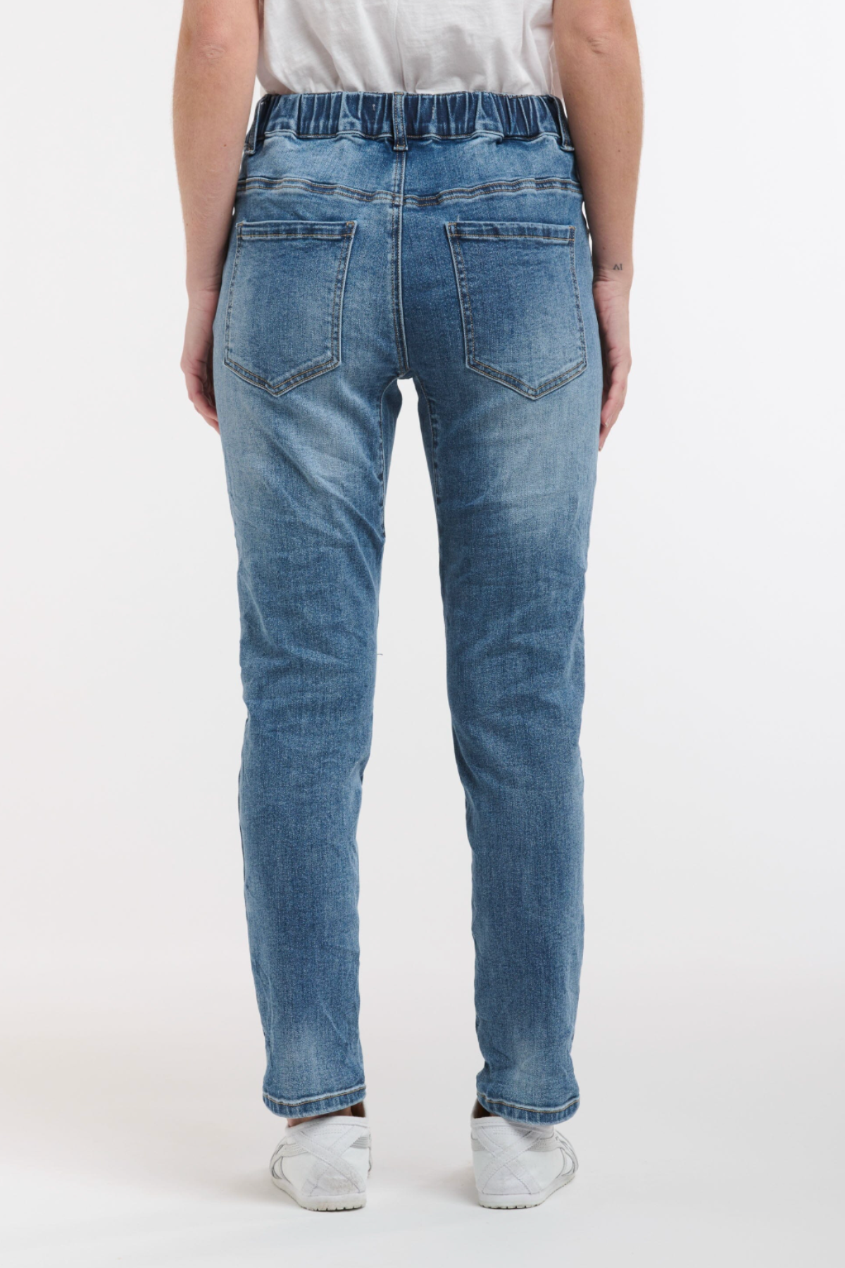 Italian Star Emma Stretch Jeans Light Wash