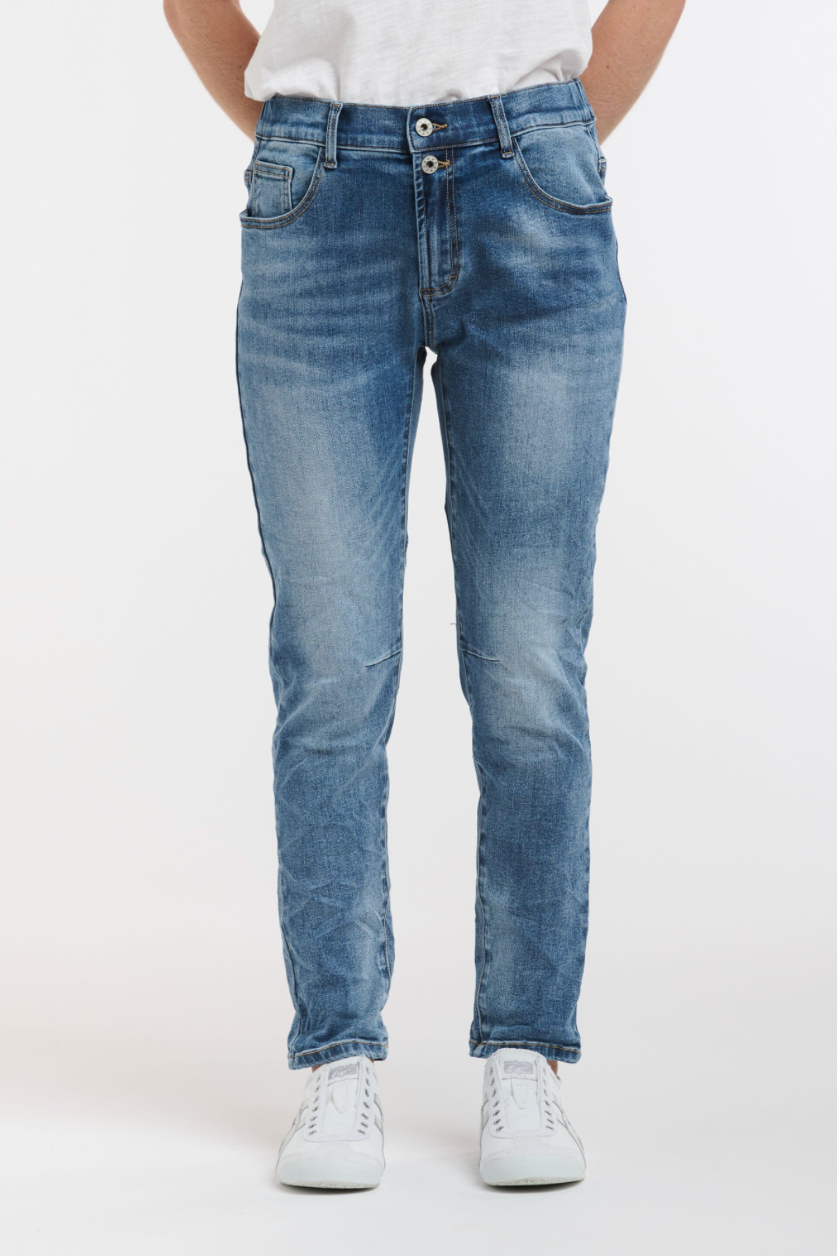 Italian Star Emma Stretch Jeans Light Wash