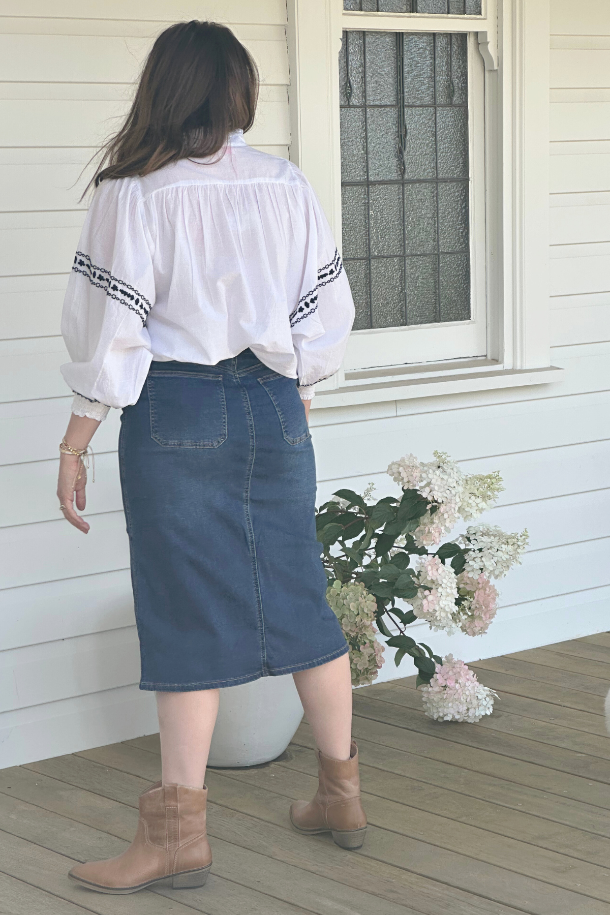 Hugo Denim Skirt