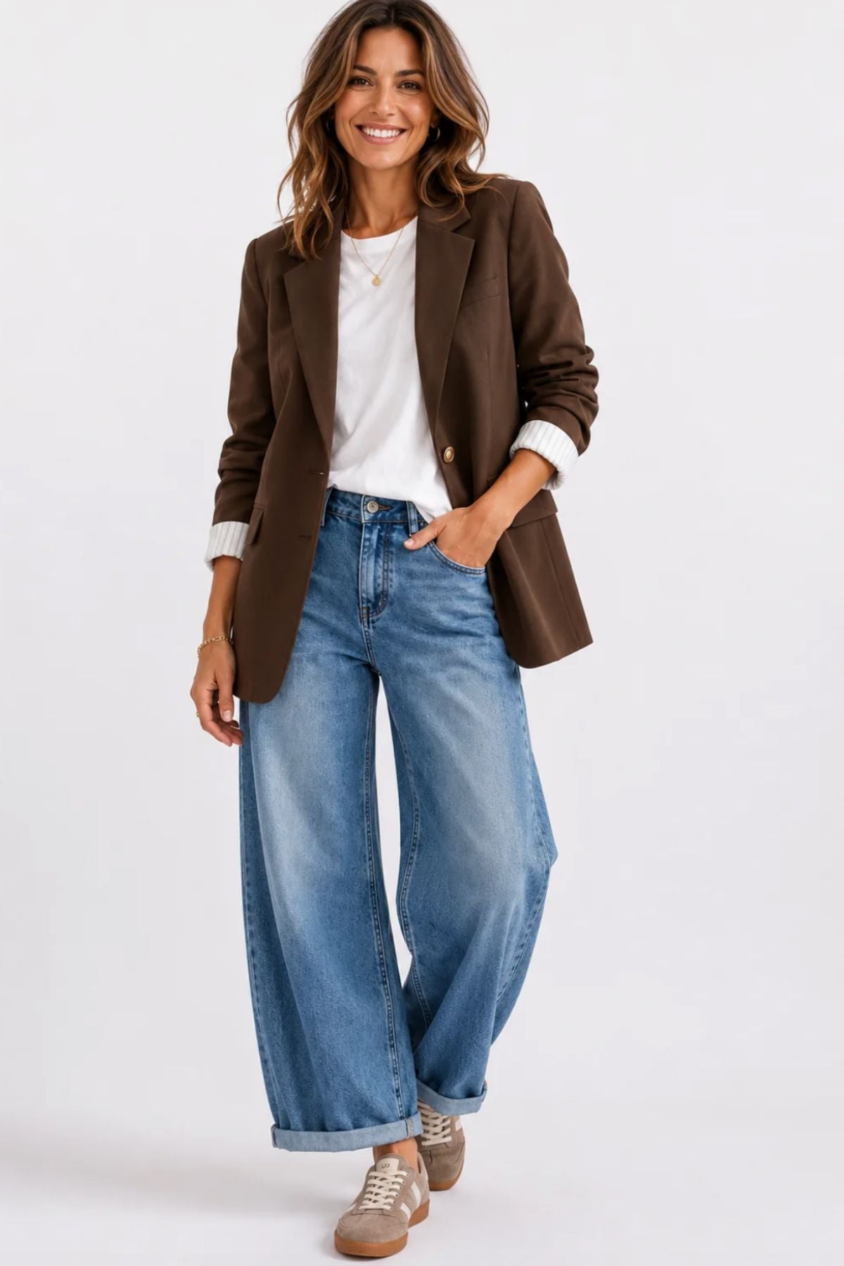 Idaho Barrel Jean Mid Denim