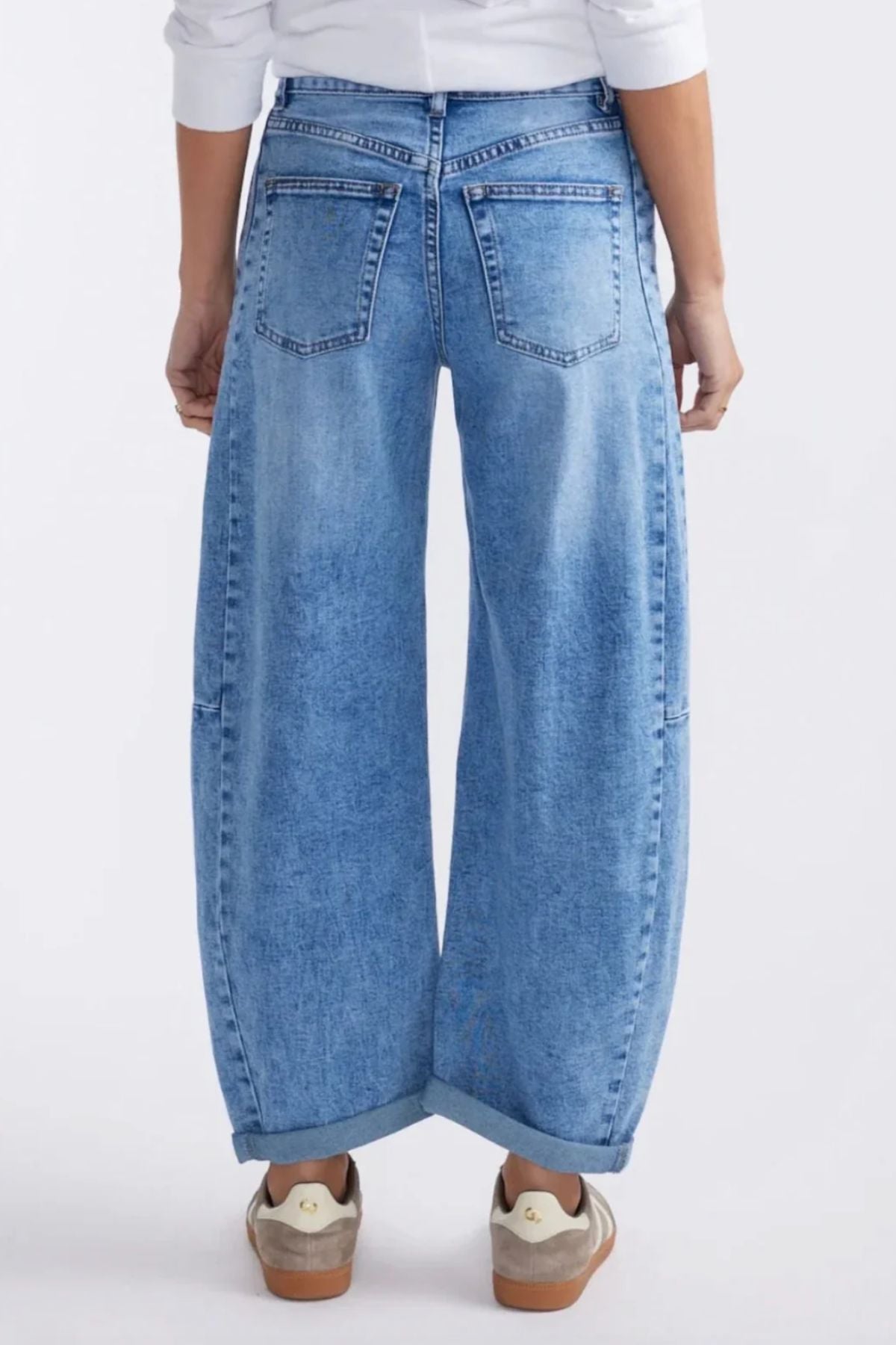 Idaho Barrel Jean Mid Denim