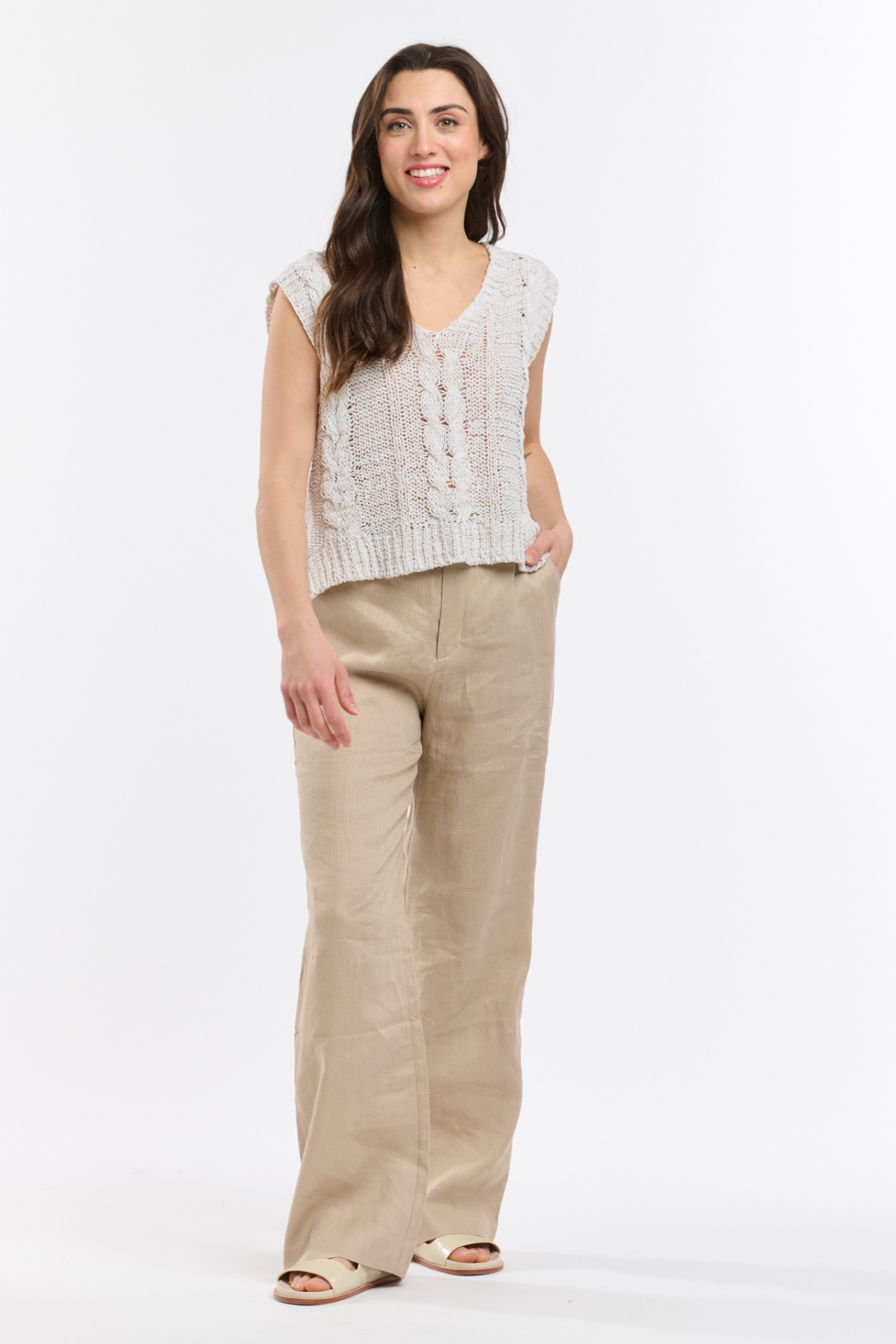 Josie Vest Beige