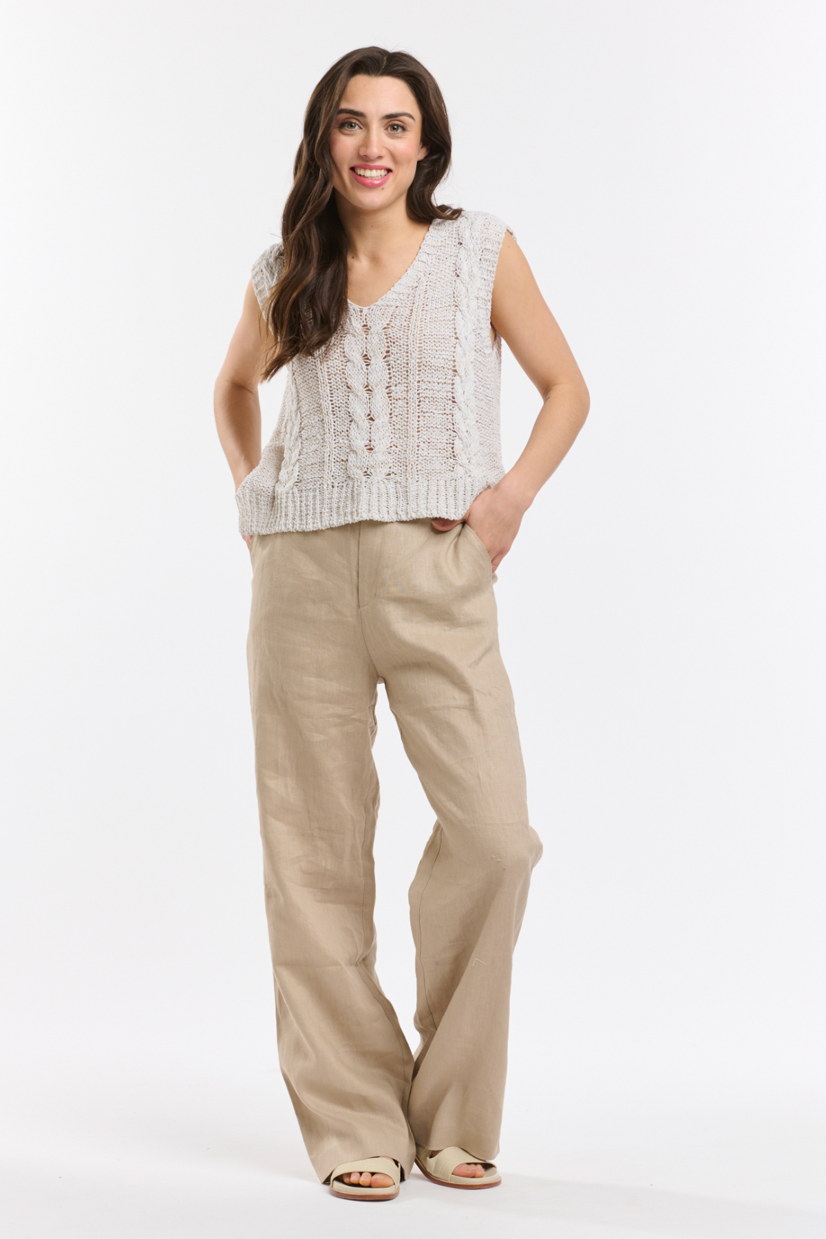 Josie Vest Beige