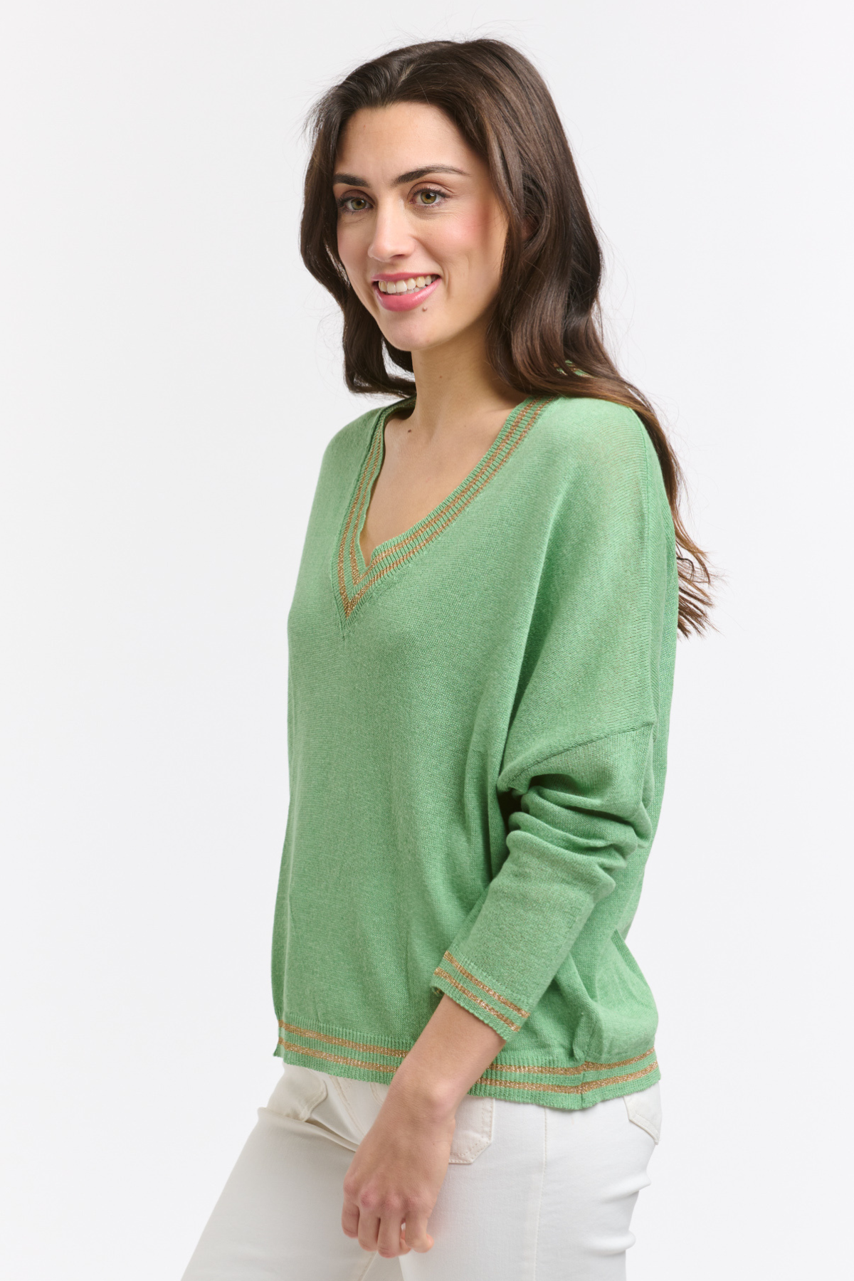 Lurex College Knit Menta