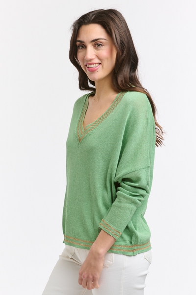 Lurex College Knit Menta