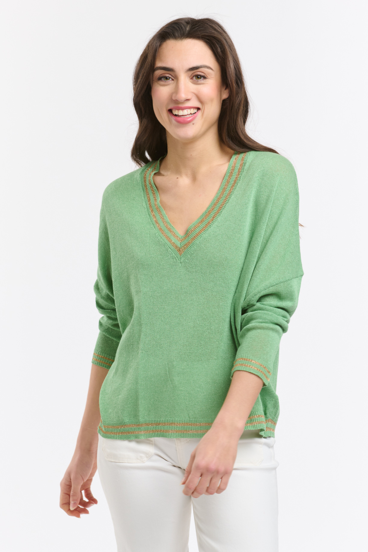 Lurex College Knit Menta