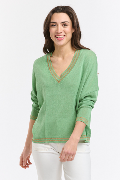 Lurex College Knit Menta