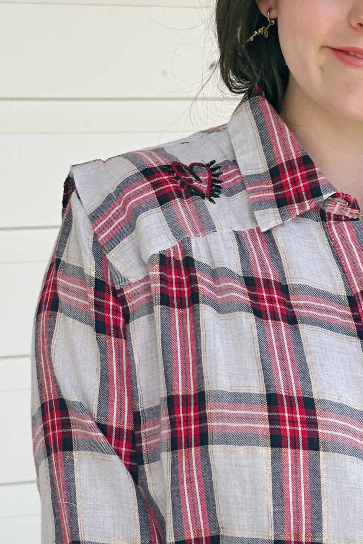 Tiamo Shirt Red Check