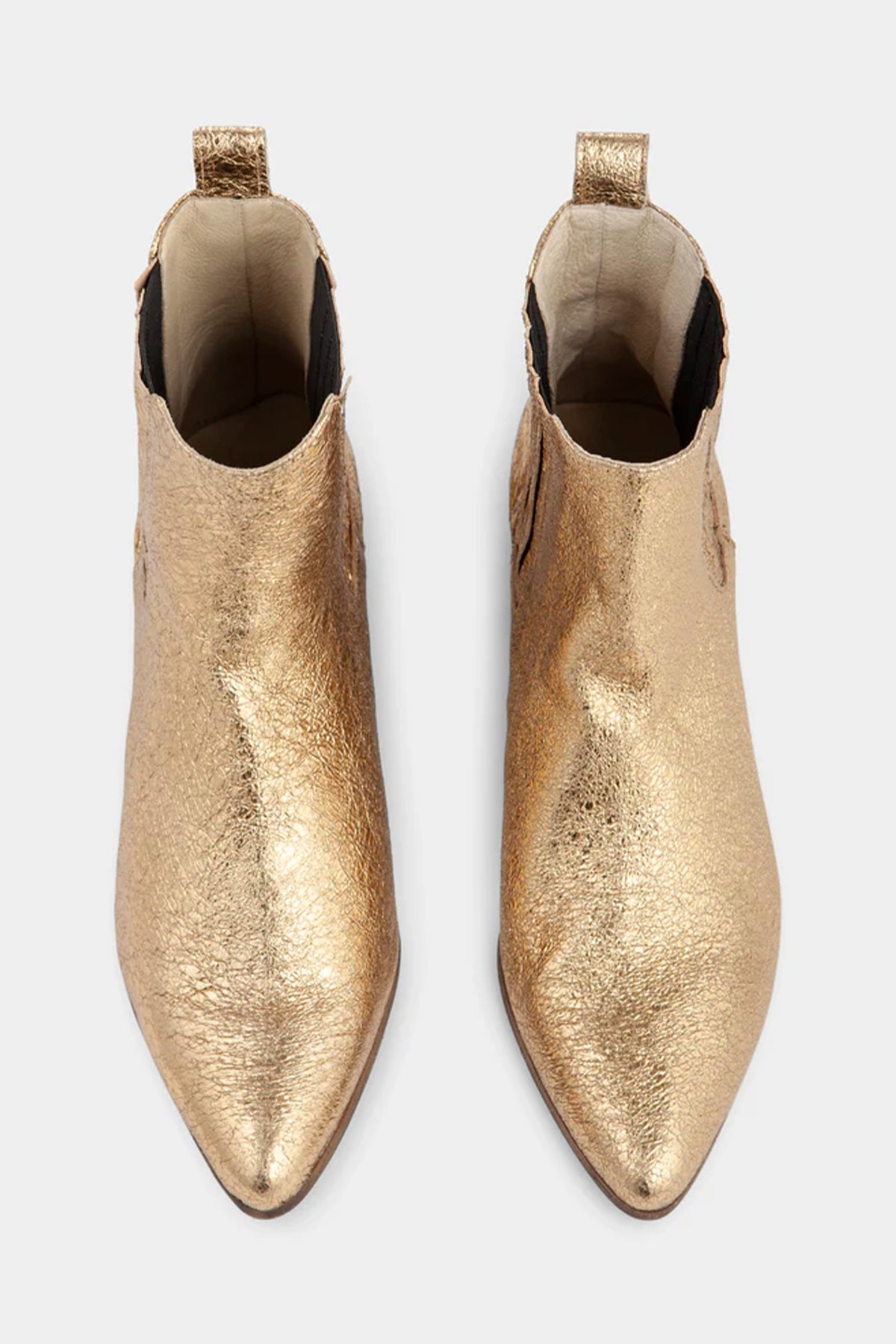 Bailey Metallic Leather Gold