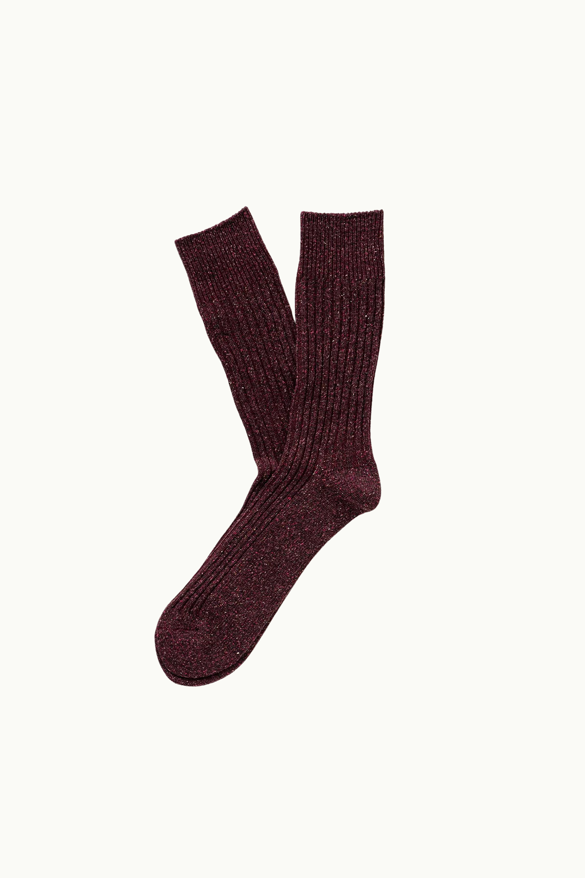 KLUE Silk And Wool Sock Burgundy