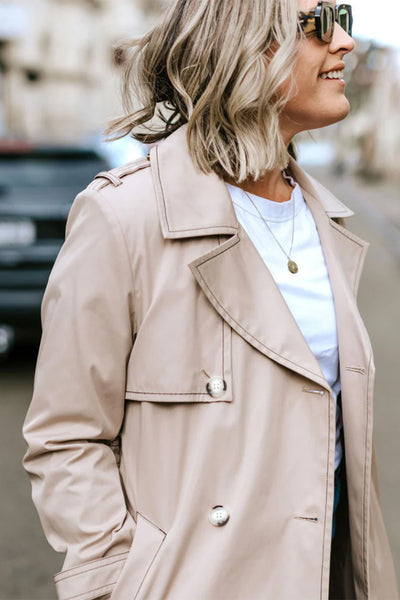 Kim Trench Coat Taupe